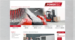 Desktop Screenshot of powertec-schwanau.de